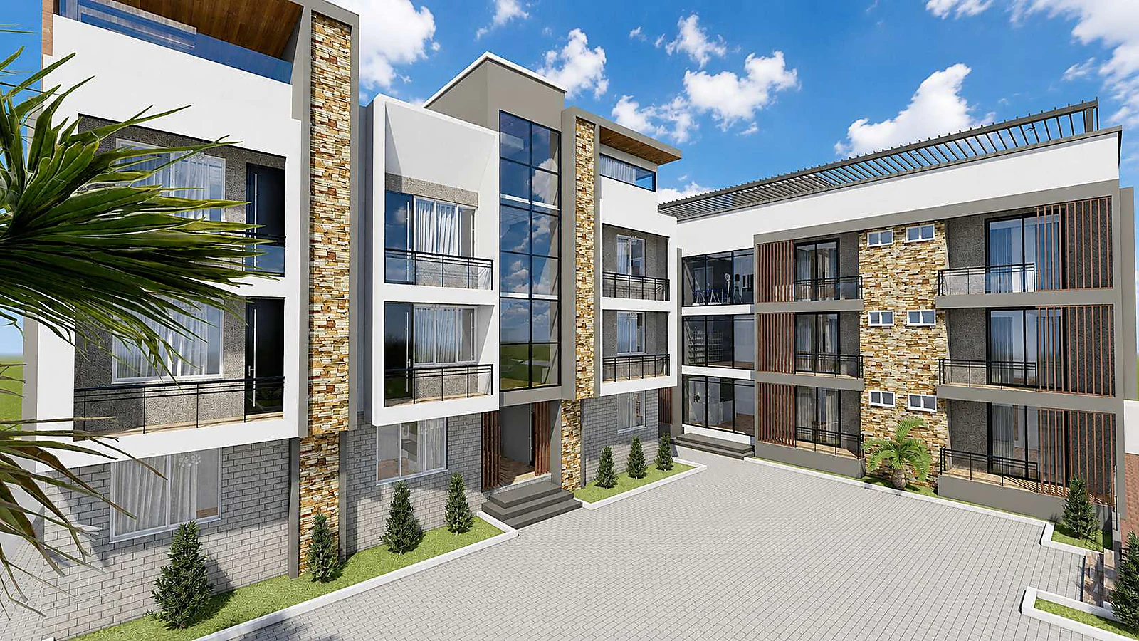 Residential courtyard concept