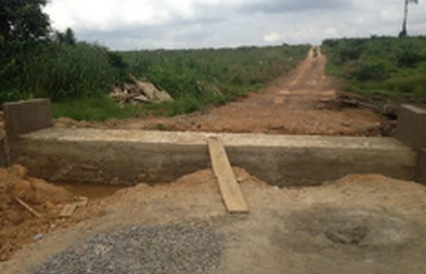 GOPDC pipe culvert construction