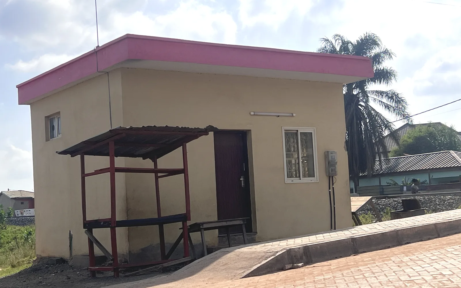 Completed railway level crossing gate house delivered by JOCL